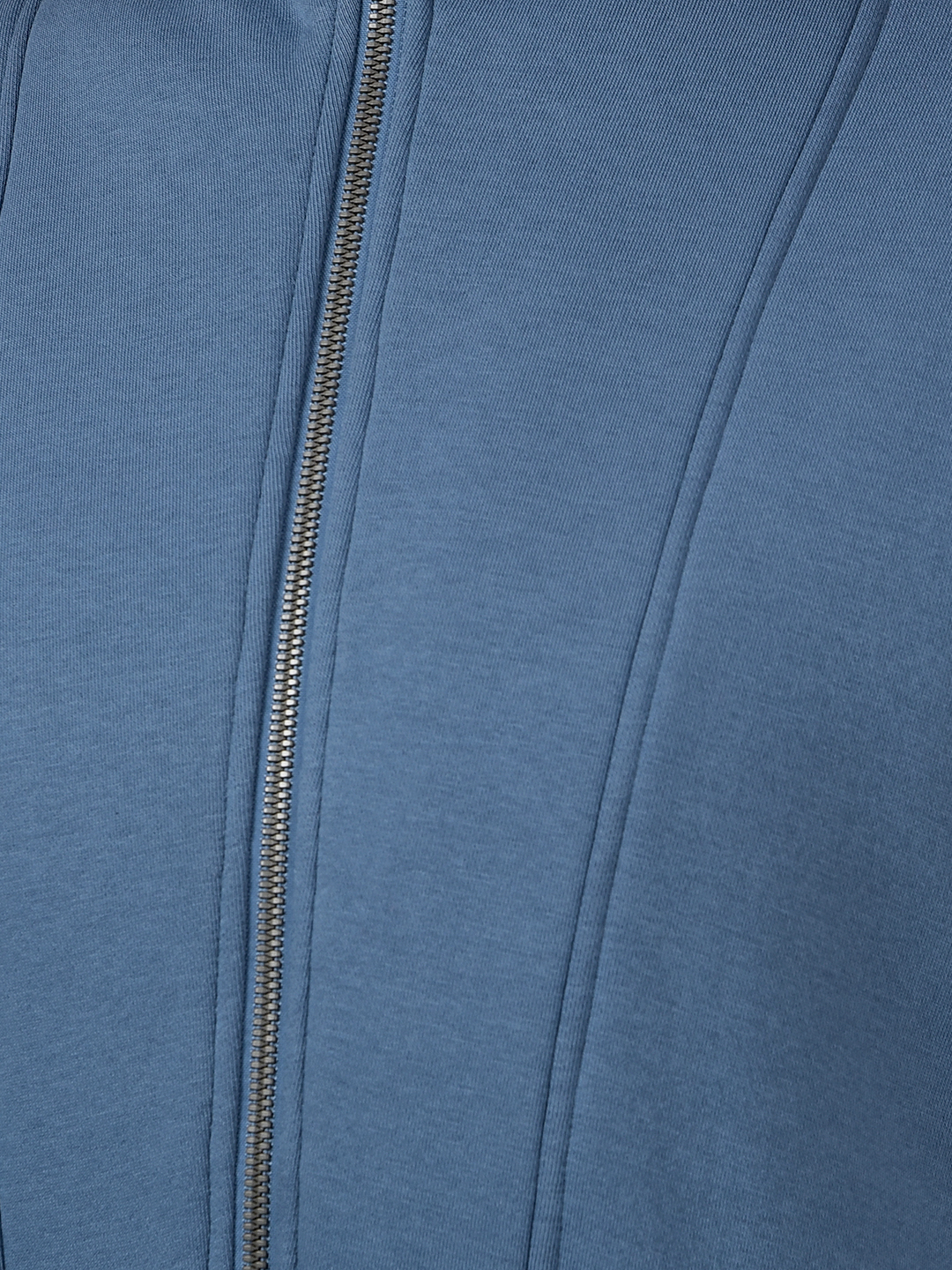 Numero Uno Women Pigeon Blue Mock Neck Sweatshirts